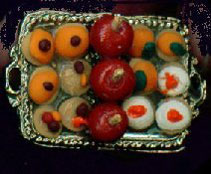 Dollhouse Miniature Halloween Platter